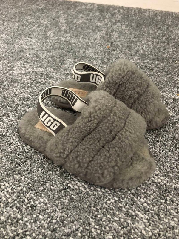 UGG Fluff Yeah pantoffels grijs (Kids) - Rose Bertram