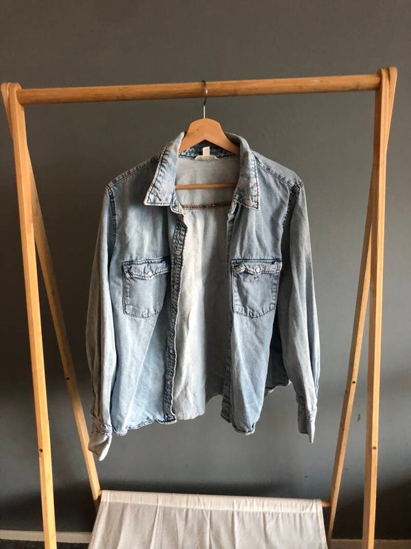 Stoere Denim blouse van H&M - Margo