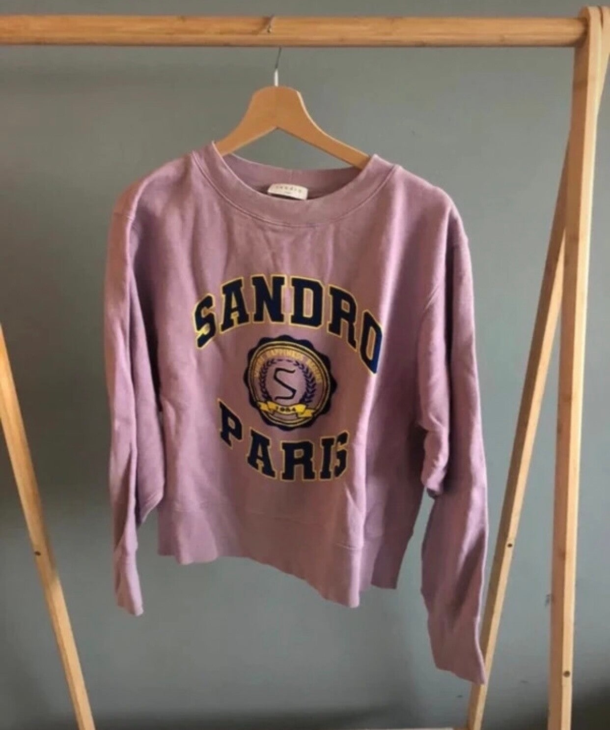 Sandro Paris Varsity Crest Sweatshirt  - Roos Reedijk