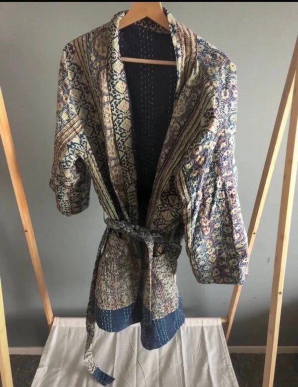 Quilted Patchwork Boho Kimono - Roos Reedijk
