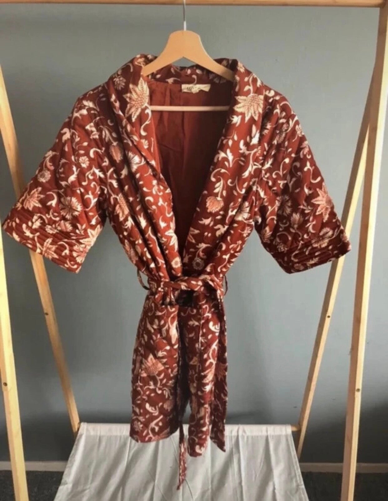 Love Stories Intimates Quilted Floral Kimono - Roos Reedijk