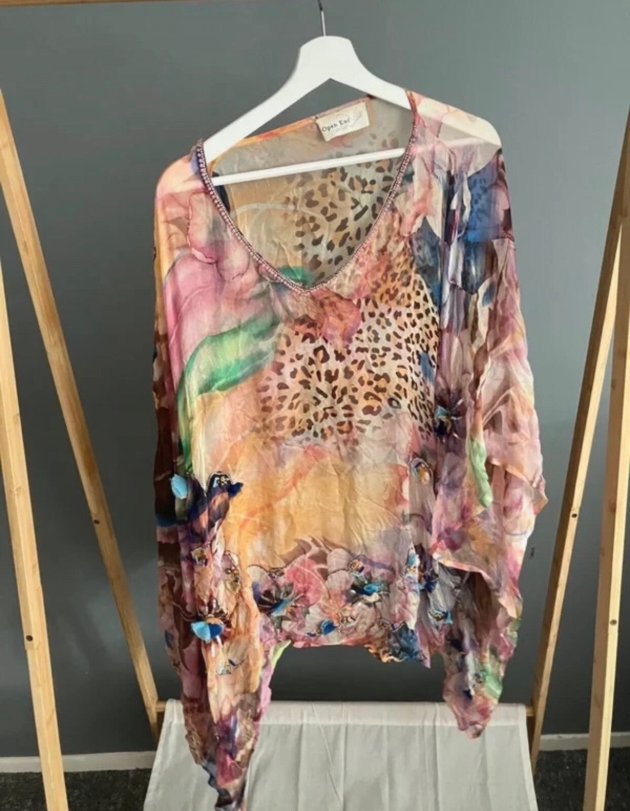 Open End Silk Transparante Kaftan / Tuniek - Kelly Heruer