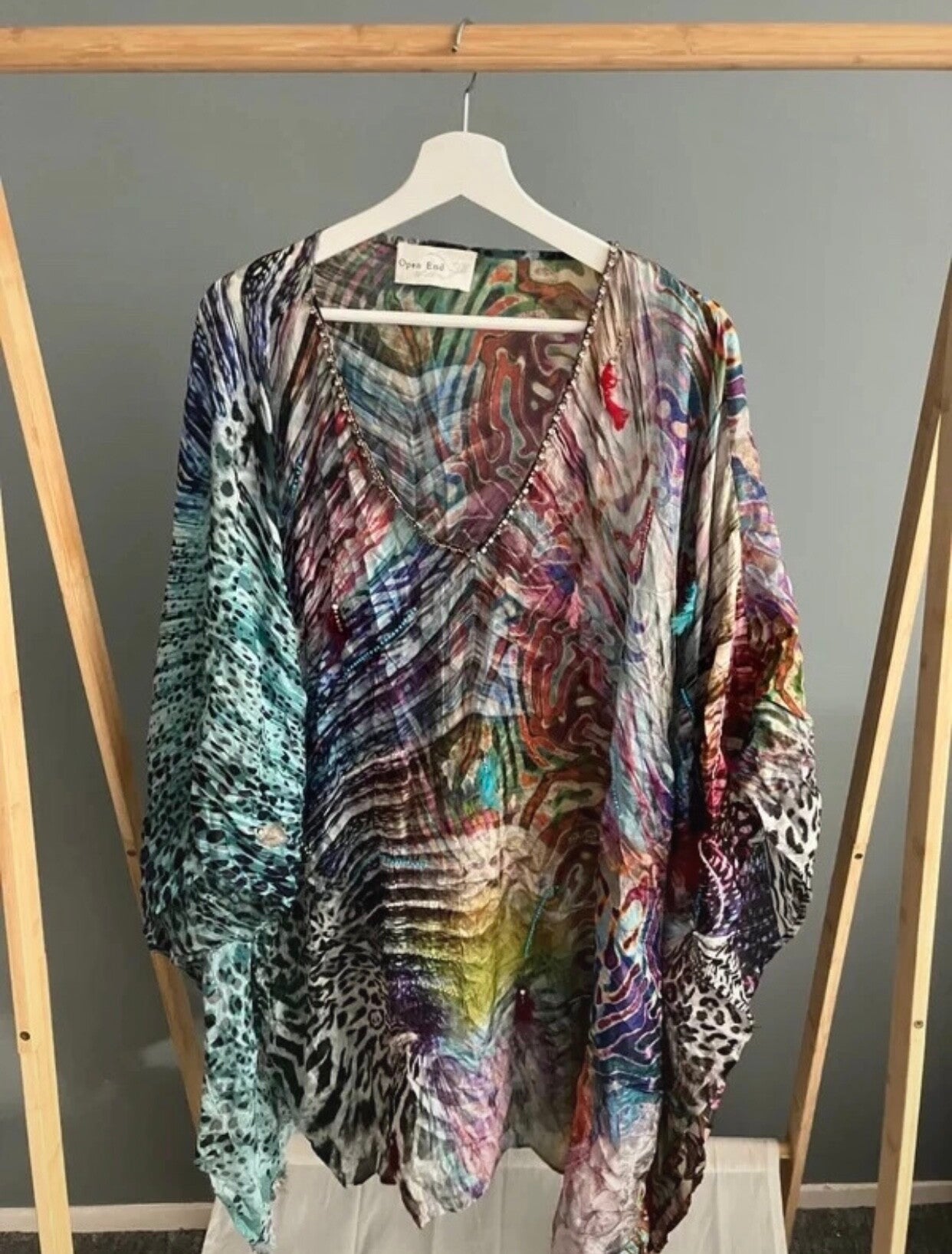 Open End Silk Transparante Kaftan / Tuniek - Kelly Heruer