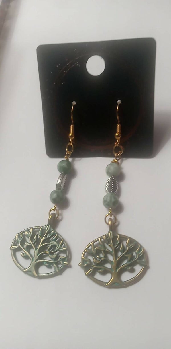 Gaia's Embrace Dangle Earrings