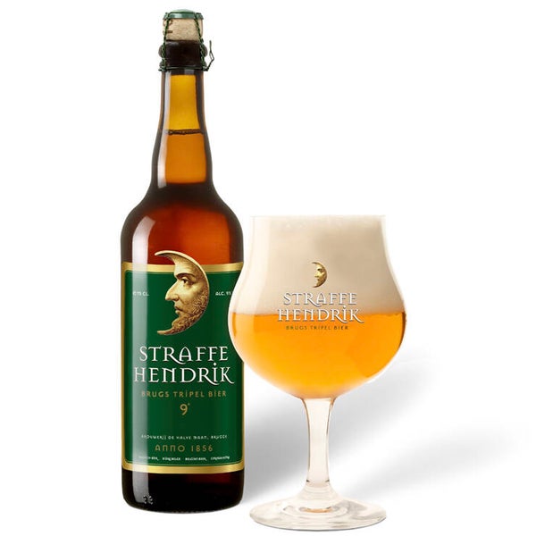 Straffe Hendrik Tripel met Glas