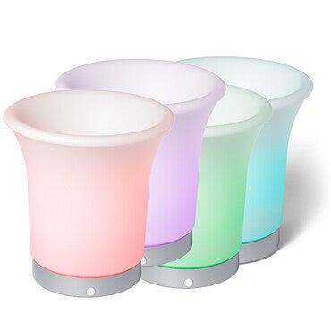 Champagne- en wijnkoeler met LED verlichting