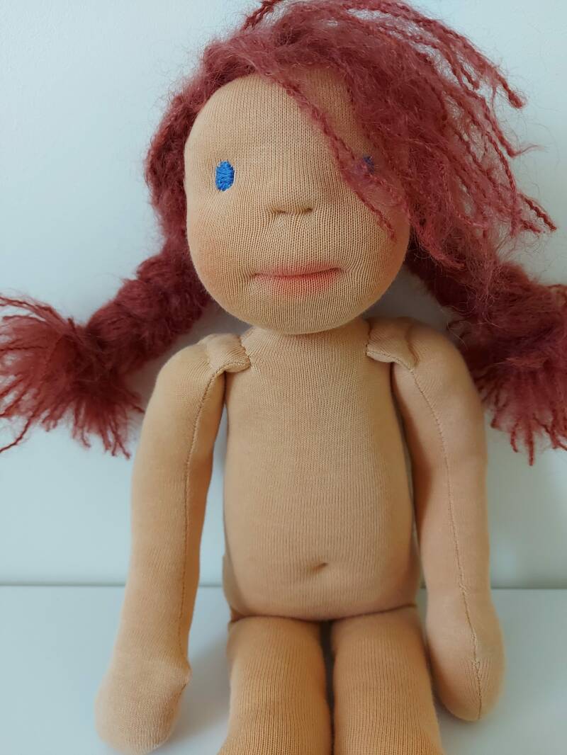 Waldorf geïnspireerde pop - Olivia - zonder kleertjes aan