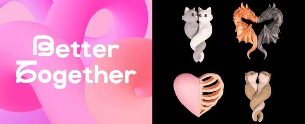 Better Together - Halskette Oder Schlüsselanhänger