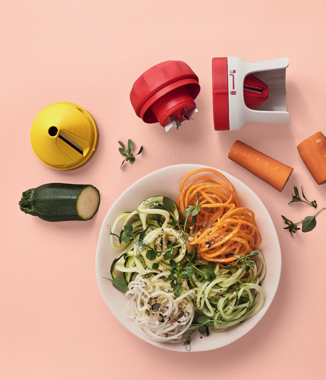Set Handy spiralizer met tagliatellesnijder