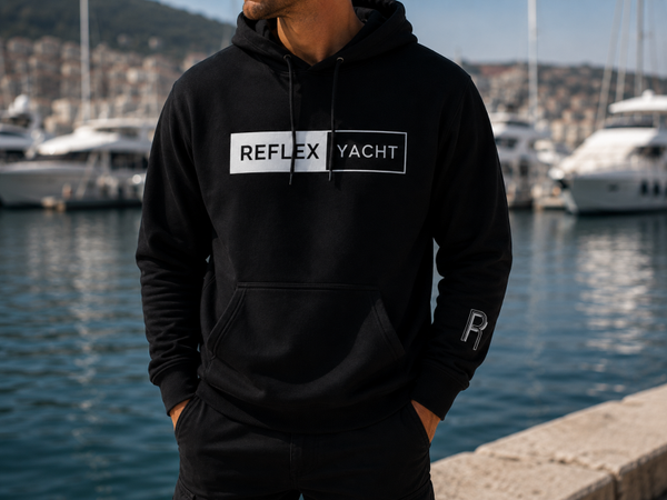 Hoodie Reflex Yacht – Noir | Édition Limitée 2026