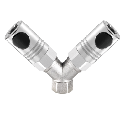 CSM / ISO 6150 C - 6mm / Y- Verteiler mit zylindrischem Innengewinde