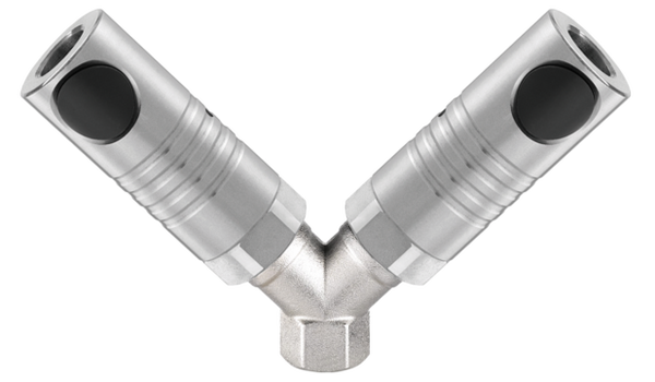 CSM / ISO 6150 C - 11mm / Y- Verteiler mit zylindrischem Innengewinde