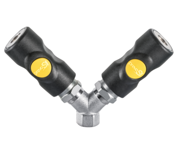 PREVO S1 / ARO - 6mm / Y-Verteiler mit zylindrischem Innengewinde