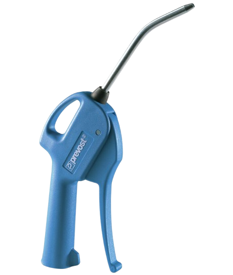Blaspistole mit Metalldüse und Druckminderer