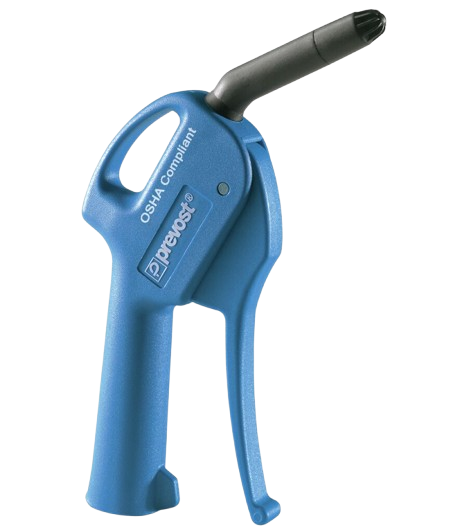 Blaspistole mit geräuscharmer Düse