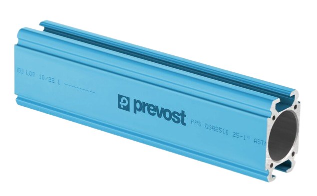 PPS BSQ - Aluminium- Vierkantrohr blau