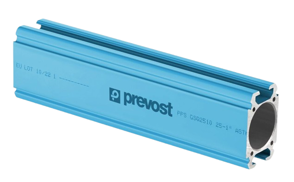 PPS BSQ - Aluminium- Vierkantrohr blau