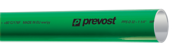 PPS - Aluminium-Rohr für Stickstoff (Grün)