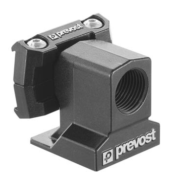 PPS SQO9C - 90 Grad Winkel für Vierkantrohr mit 1/2" IG