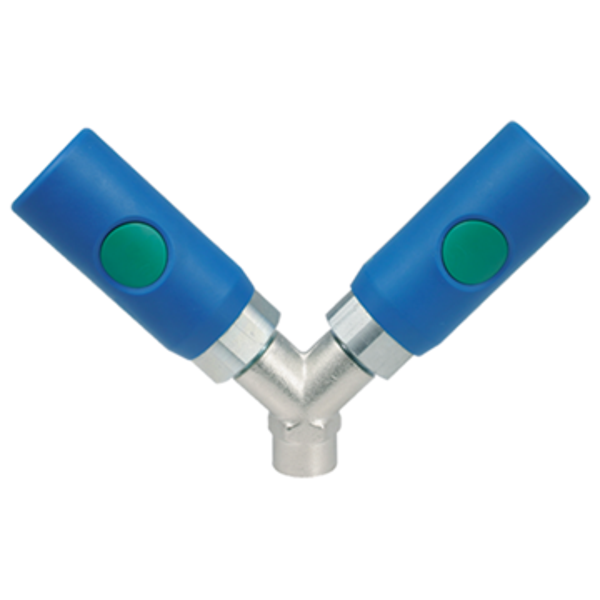 PROLAC / EURO - 7,4mm / Y-Verteiler mit zylindrischem Innengewinde