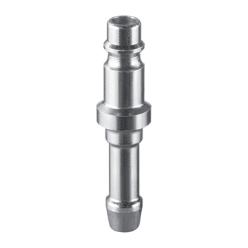 Stecknippel / EURO - 7,4mm / Schlauchanschluss