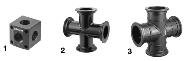 PPS1 CR / Aluminium-Kreuzverbinder