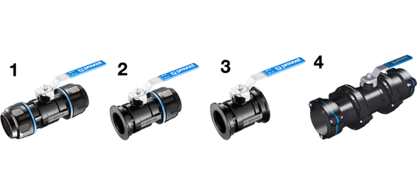 PPS1 RSI AL - Vollaluminium-Kugelhahn
