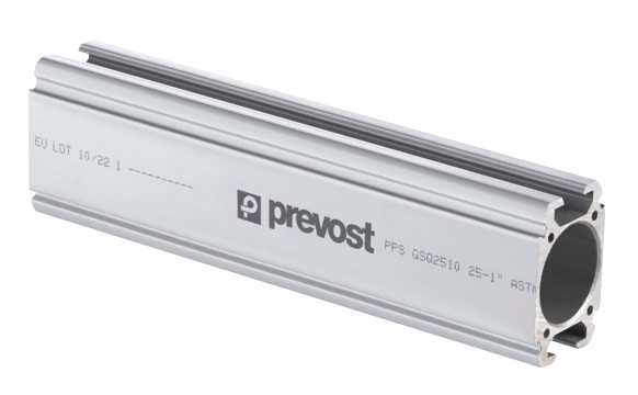 PPS GSQ - Aluminium Vierkantrohr grau