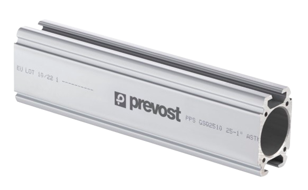 PPS GSQ - Aluminium Vierkantrohr grau