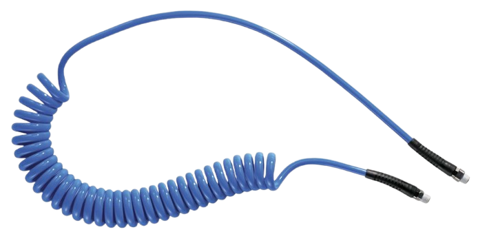 Polyurethan Spiralschläuche - BLAU - Mittel