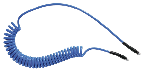Polyurethan Spiralschläuche - BLAU - Mittel
