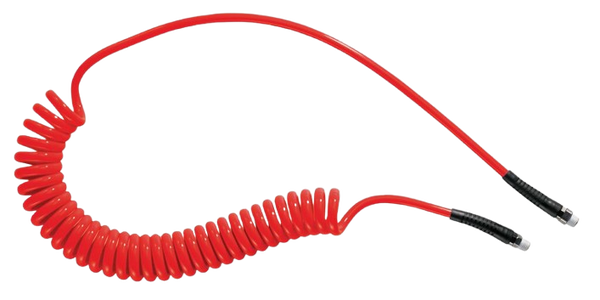 Polyurethan Spiralschläuche - ROT / GELB / GRÜN / SCHWARZ