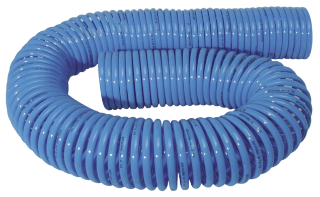 Polyamid-Spiralschläuche - BLAU - Ohne Gewindeanschlüsse