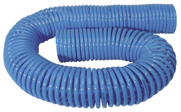 Polyamid-Spiralschläuche - BLAU - Ohne Gewindeanschlüsse