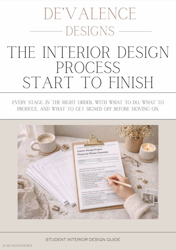 The Interior Design Process start to finish