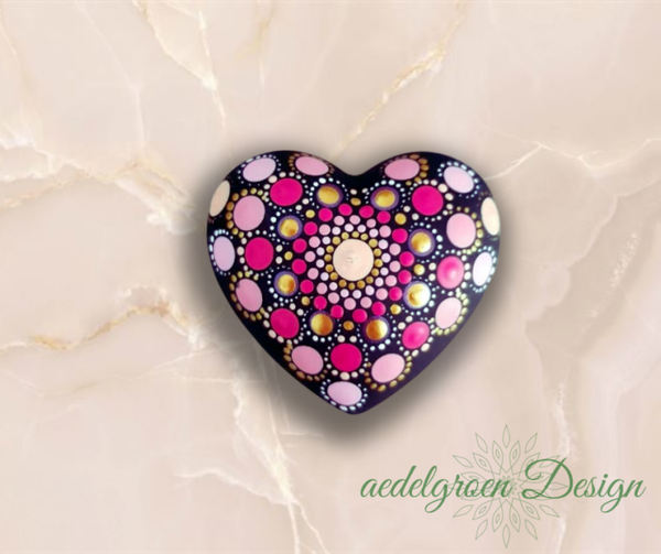 Mini heart "golden Rose"