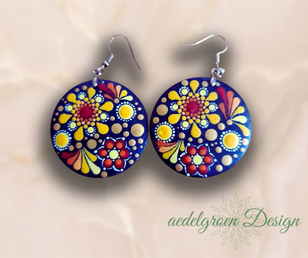 Earrings "Summertime" 40mm