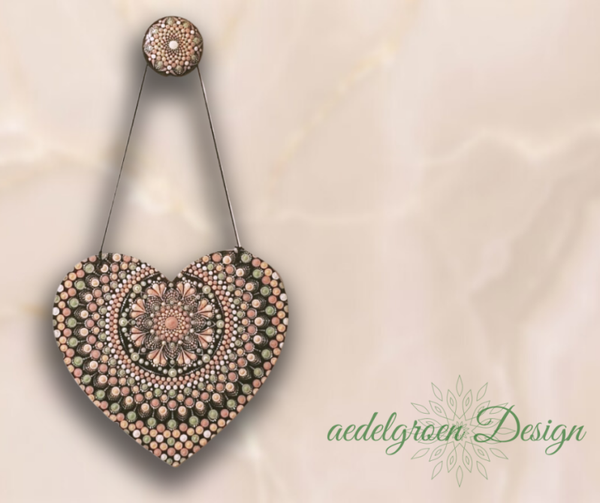 Giant DecoHeart with Magnet - Pastel