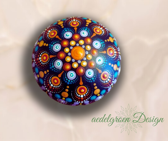 "happy Spring" decorative stone