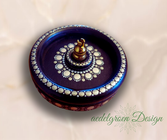 Incense sticks holder made of wood "Silverrose"