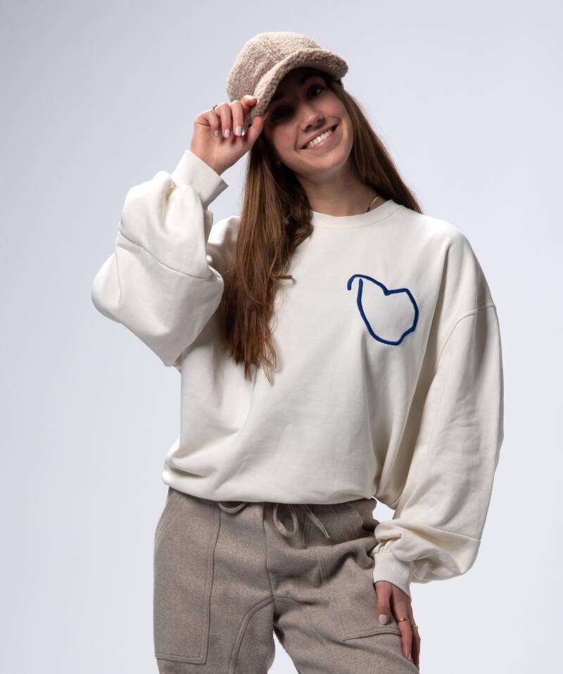 ZeBBz ballonsweater met hart