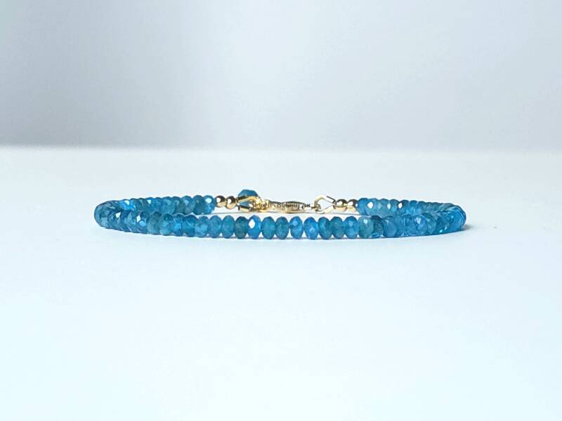 Neon apatiet armband 14k goldfilled - 925 sterling zilver