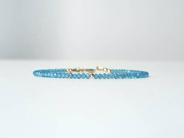 Neon apatiet armband 14k goldfilled - 925 sterling zilver