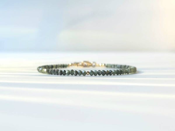 Serafiniet kralen armband, 14k goldfilled - 925 sterling zilver
