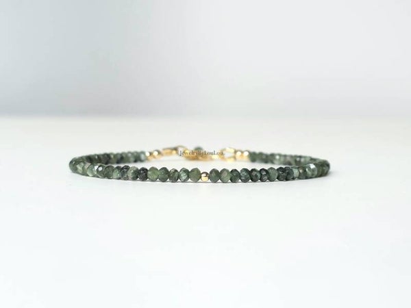 Serafiniet kralen armband, 14k goldfilled - 925 sterling zilver