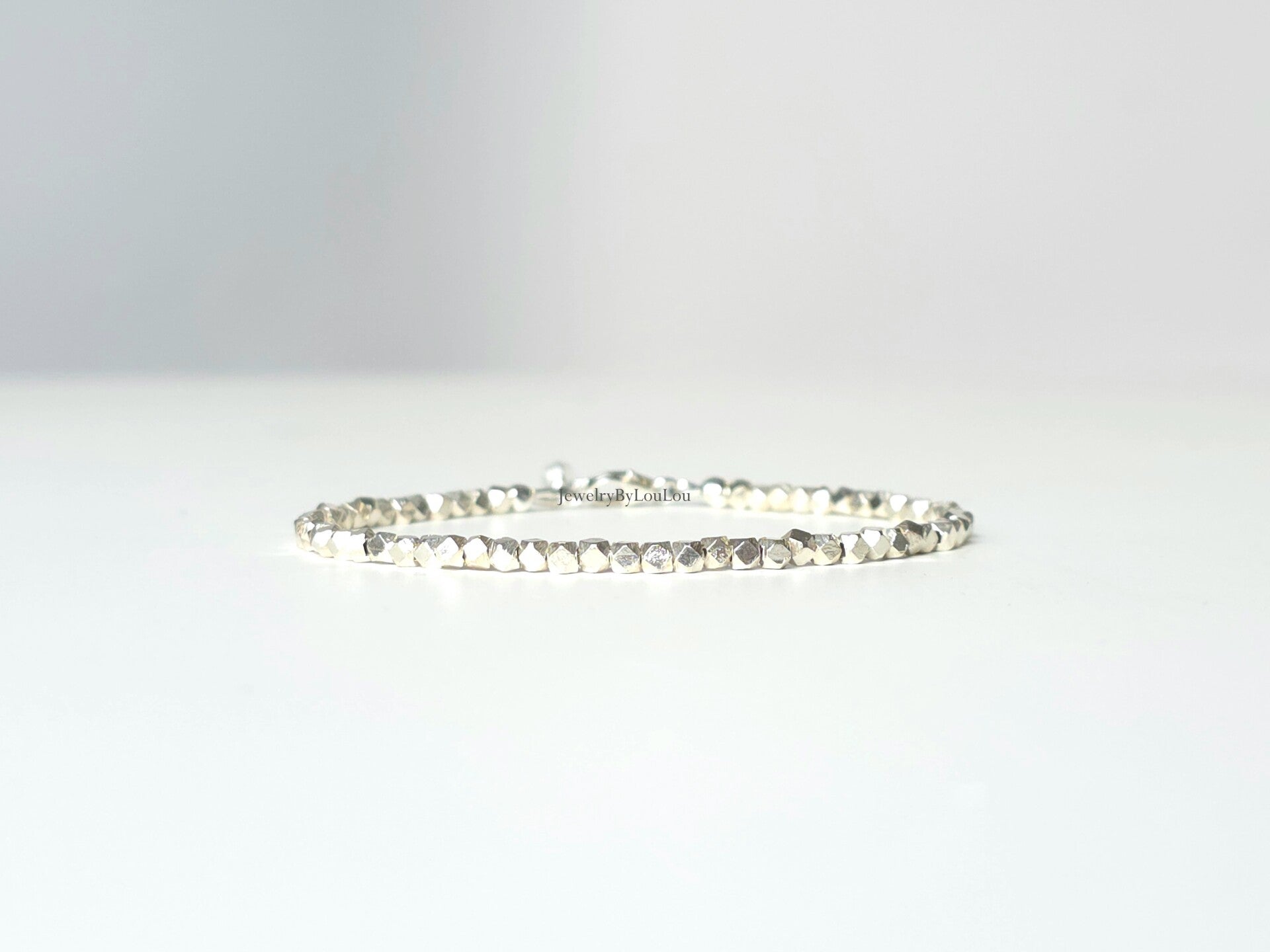 Zilveren Hill Tribe kralen armband, 925 sterling zilver