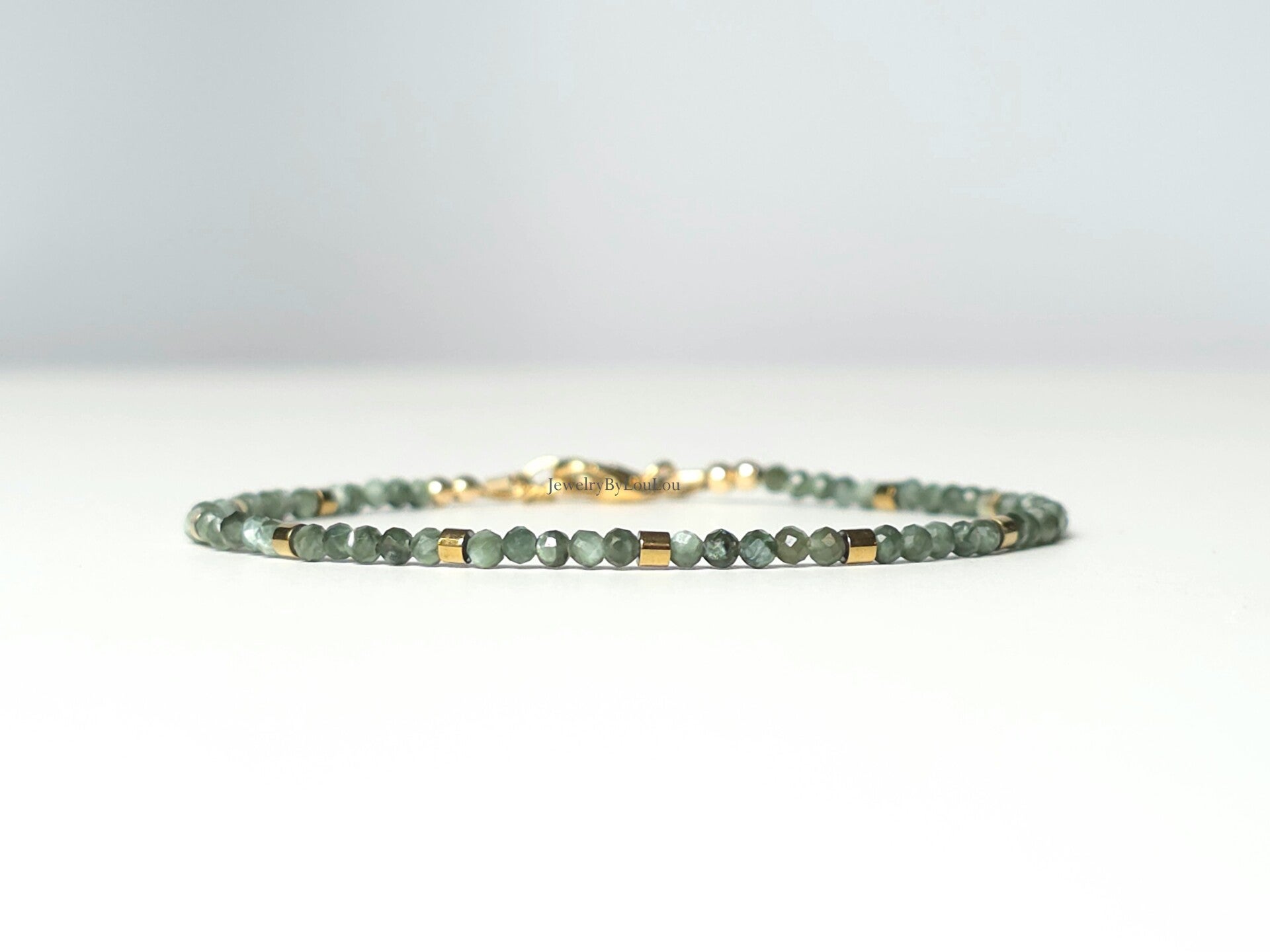 Serafiniet kralen armband, 14k goldfilled - 925 sterling zilver