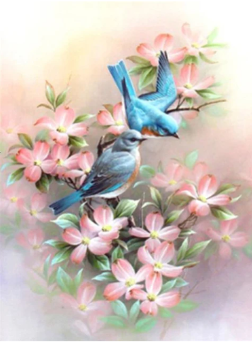 Diamond painting vogeltjes