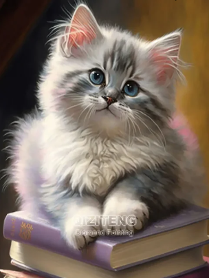 Diamond painting poesje