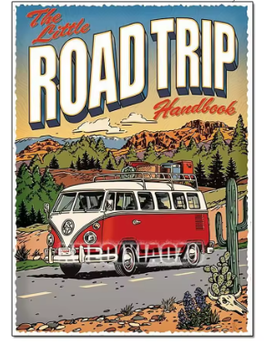 Diamond painting reclamebord 'road trip'